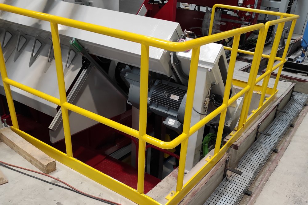 Bau von Industriebauteilen